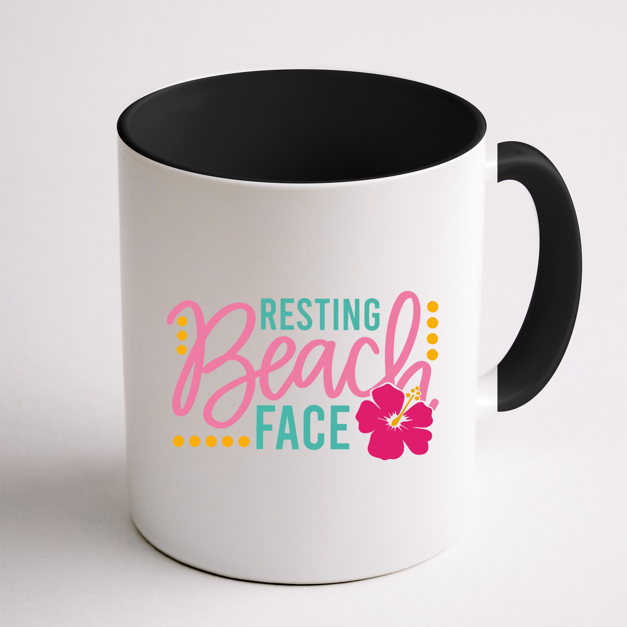 Resting Beach Face Funny Summer Mug
