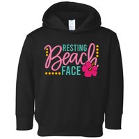 Resting Beach Face Funny Summer Toddler Hoodie