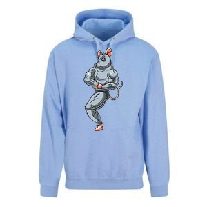 Rat Bodybuilding Fitness Gym Motivation Bodybuilder Unisex Surf Hoodie