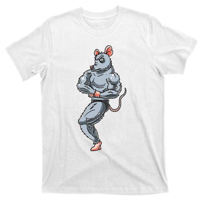 Rat Bodybuilding Fitness Gym Motivation Bodybuilder T-Shirt