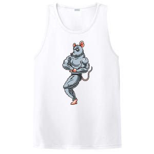 Rat Bodybuilding Fitness Gym Motivation Bodybuilder PosiCharge Competitor Tank