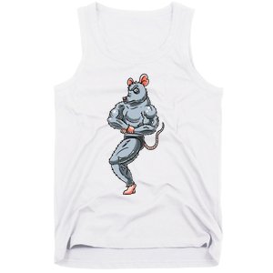 Rat Bodybuilding Fitness Gym Motivation Bodybuilder Tank Top