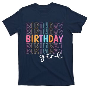 Retro Birthday For Girl Party Tee For Princess Girl Birthday T-Shirt