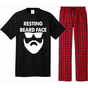 Resting Beard Face Funny Beard Pajama Set