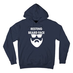 Resting Beard Face Funny Beard Hoodie