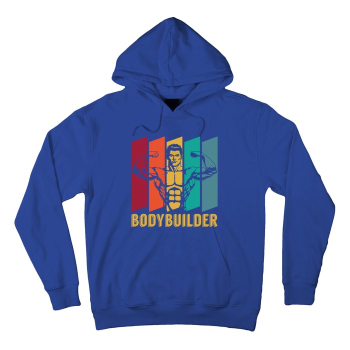 Retro Bodybuilding Fitness Gym Gift Vintage Bodybuilder Gift Hoodie