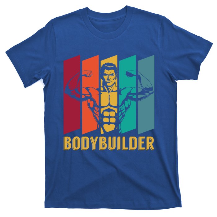 Retro Bodybuilding Fitness Gym Gift Vintage Bodybuilder Gift T-Shirt