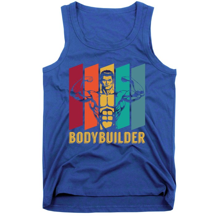 Retro Bodybuilding Fitness Gym Gift Vintage Bodybuilder Gift Tank Top