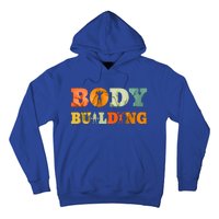 Retro Bodybuilding Fitness Gym Meaningful Gift Vintage Bodybuilder Cute Gift Hoodie