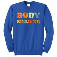 Retro Bodybuilding Fitness Gym Meaningful Gift Vintage Bodybuilder Cute Gift Sweatshirt