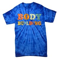 Retro Bodybuilding Fitness Gym Meaningful Gift Vintage Bodybuilder Cute Gift Tie-Dye T-Shirt