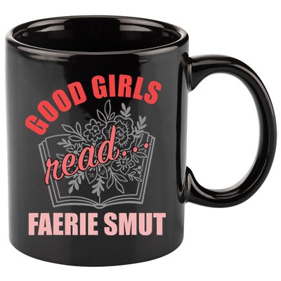 Romantasy Books Fairy Tales Spicy Book Lover Good Read 11oz C Handle Ceramic Mug