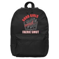 Romantasy Books Fairy Tales Spicy Book Lover Good Read 16 in Basic Backpack
