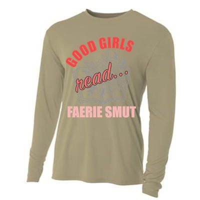 Romantasy Books Fairy Tales Spicy Book Lover Good Read Cooling Performance Long Sleeve Crew