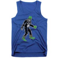 Retro Big Foot Leprechaun St Patrick's Day Sasquatch Lover Great Gift Tank Top