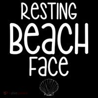 Resting Beach Face Funny Vacation Wool Snapback Cap