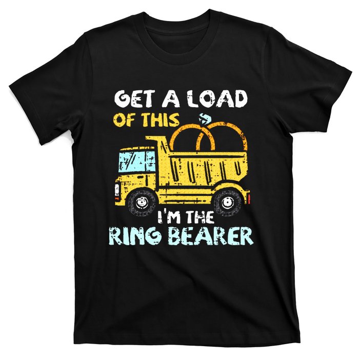 Ring Bearer Funny Wedding Party Truck Boy T-Shirt