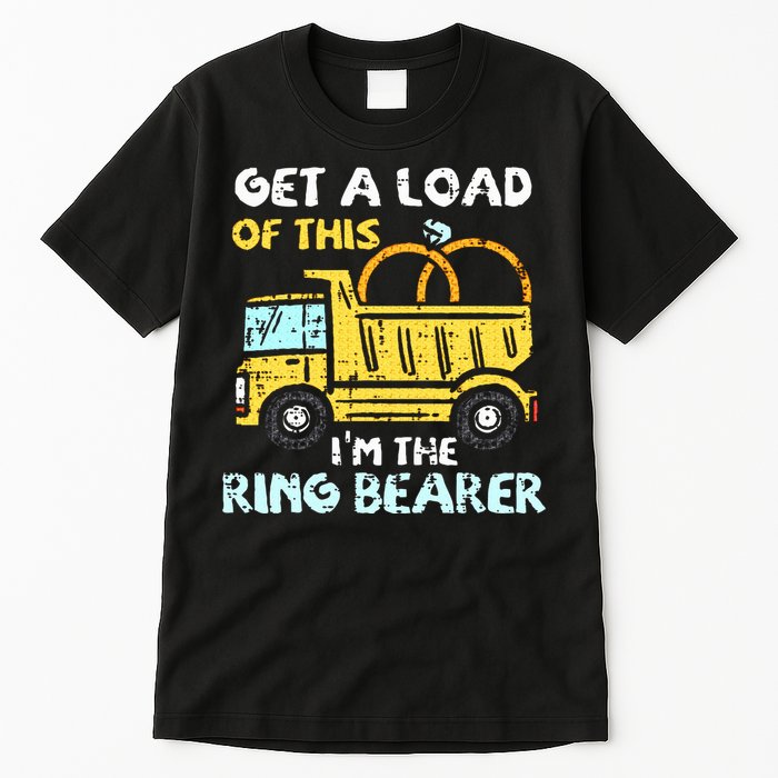 Ring Bearer Funny Wedding Party Truck Boy Tall T-Shirt