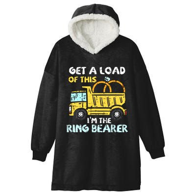 Ring Bearer Funny Wedding Party Truck Boy Hooded Wearable Blanket
