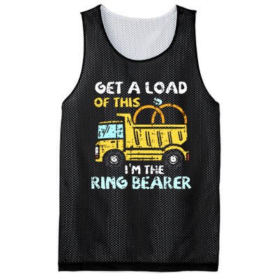 Ring Bearer Funny Wedding Party Truck Boy Mesh Reversible Basketball Jersey Tank