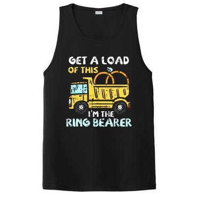 Ring Bearer Funny Wedding Party Truck Boy PosiCharge Competitor Tank