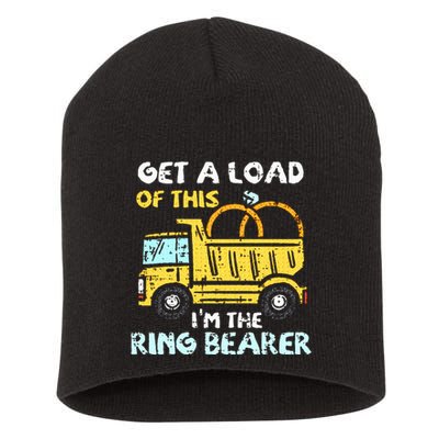 Ring Bearer Funny Wedding Party Truck Boy Short Acrylic Beanie