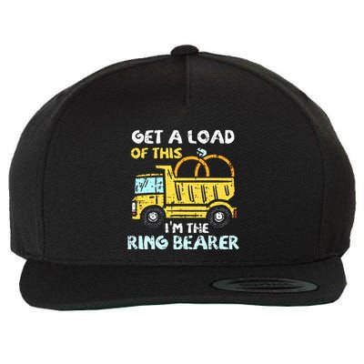Ring Bearer Funny Wedding Party Truck Boy Wool Snapback Cap