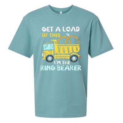 Ring Bearer Funny Wedding Party Truck Boy Sueded Cloud Jersey T-Shirt