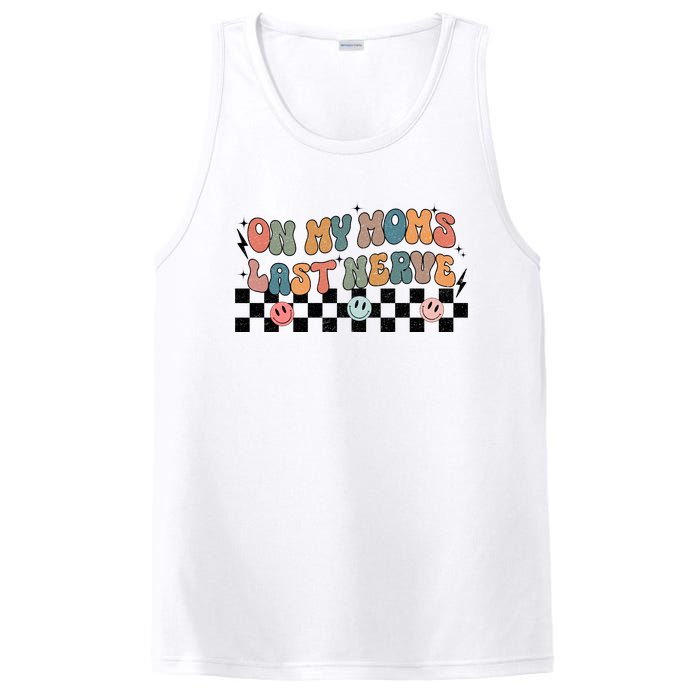 Retro Baby Funny Mom PosiCharge Competitor Tank