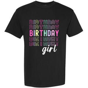 Retro Birthday For Girl Awesome Cute Birthday Party Garment-Dyed Heavyweight T-Shirt