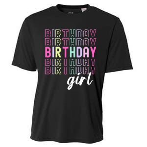 Retro Birthday For Girl Awesome Cute Birthday Party Cooling Performance Crew T-Shirt