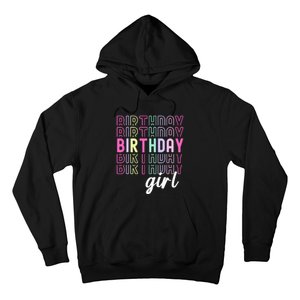 Retro Birthday For Girl Awesome Cute Birthday Party Hoodie