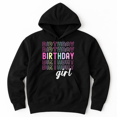 Retro Birthday For Girl Awesome Cute Birthday Party Hoodie