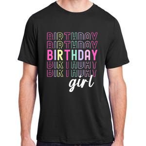 Retro Birthday For Girl Awesome Cute Birthday Party Adult ChromaSoft Performance T-Shirt