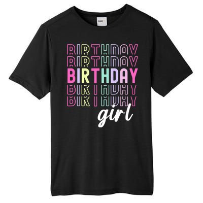 Retro Birthday For Girl Awesome Cute Birthday Party Tall Fusion ChromaSoft Performance T-Shirt