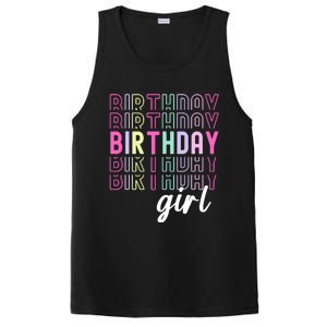 Retro Birthday For Girl Awesome Cute Birthday Party PosiCharge Competitor Tank