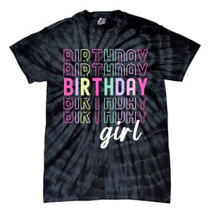 Retro Birthday For Girl Awesome Cute Birthday Party Tie-Dye T-Shirt