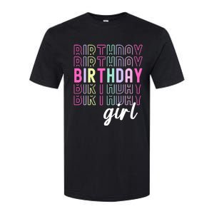 Retro Birthday For Girl Awesome Cute Birthday Party Softstyle CVC T-Shirt