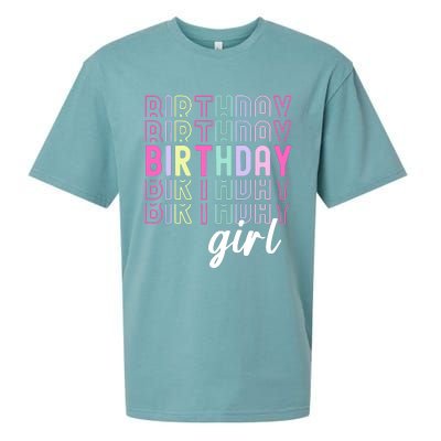 Retro Birthday For Girl Awesome Cute Birthday Party Sueded Cloud Jersey T-Shirt