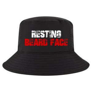 Resting Beard Face Funny Beard Parody Bearded Cool Comfort Performance Bucket Hat