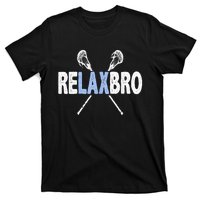 Relax Bro Funny Lacrosse Player Lax Lover Joke Teen T-Shirt