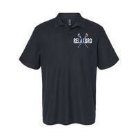 Relax Bro Funny Lacrosse Player Lax Lover Joke Teen Softstyle Adult Sport Polo