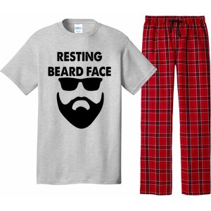 Resting Beard Face Funny Beard Pajama Set