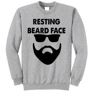 Resting Beard Face Funny Beard Sweatshirt