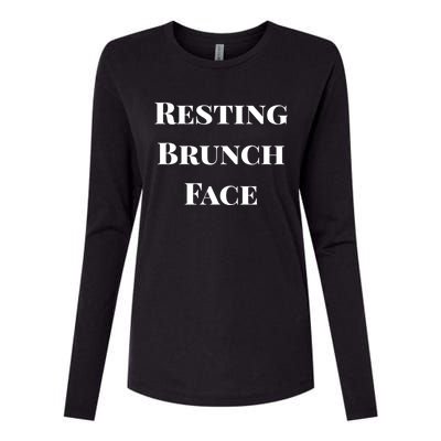 Resting Brunch Face Cool Gift Cute Gift Womens Cotton Relaxed Long Sleeve T-Shirt