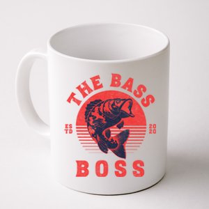 Reels Bass Funny The Bass Boss Fisher Fish Fishing Dad Funny Gift Coffee Mug