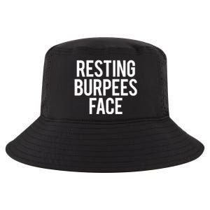 Resting Burpees Face Pun Aerobic Exercise Workout Fitness Gift Cool Comfort Performance Bucket Hat