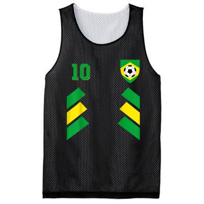 Retro10 Brazilian Football Brazil Soccer Brazil Flag Mesh Reversible Basketball Jersey Tank