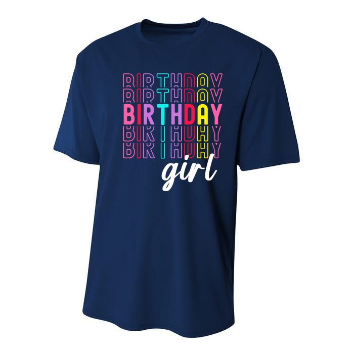 Retro Birthday For Girl Awesome Cute Birthday Party Youth Performance Sprint T-Shirt