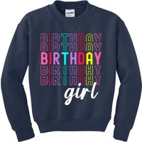 Retro Birthday For Girl Awesome Cute Birthday Party Kids Sweatshirt